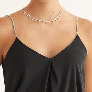Reitmans Silver Camisole Top